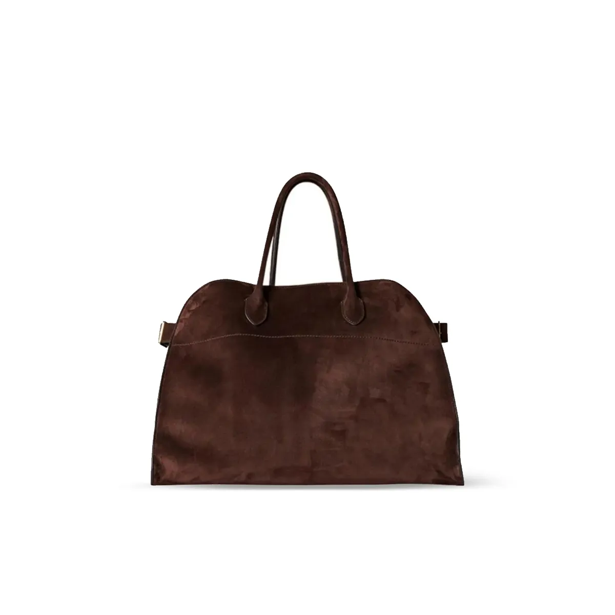 The Row Soft Margaux 17 Bag In Suede W1254L25MOSHG