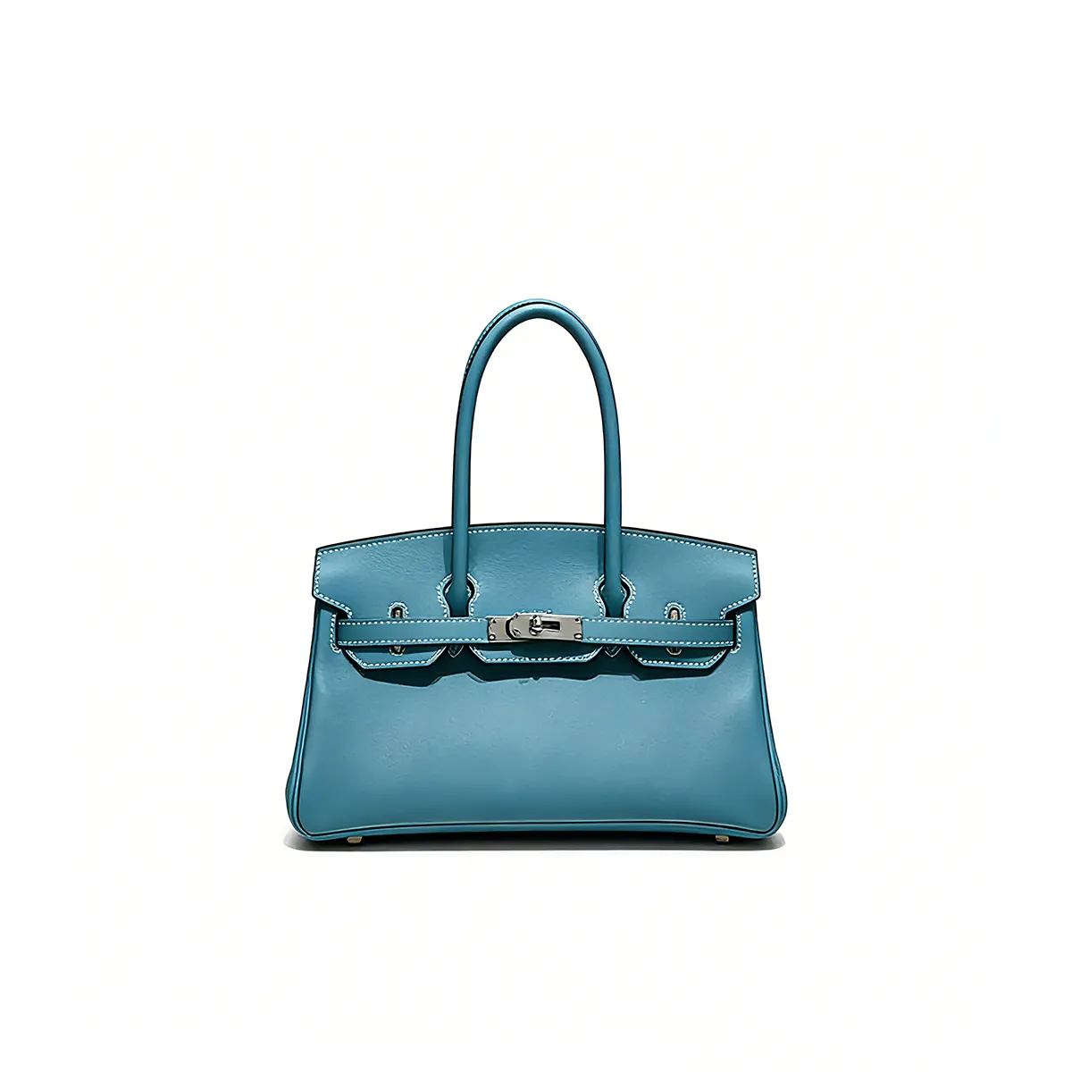 Hermes Shoulder Birkin 29 Pre-Owned Bag Swift Leather Blue