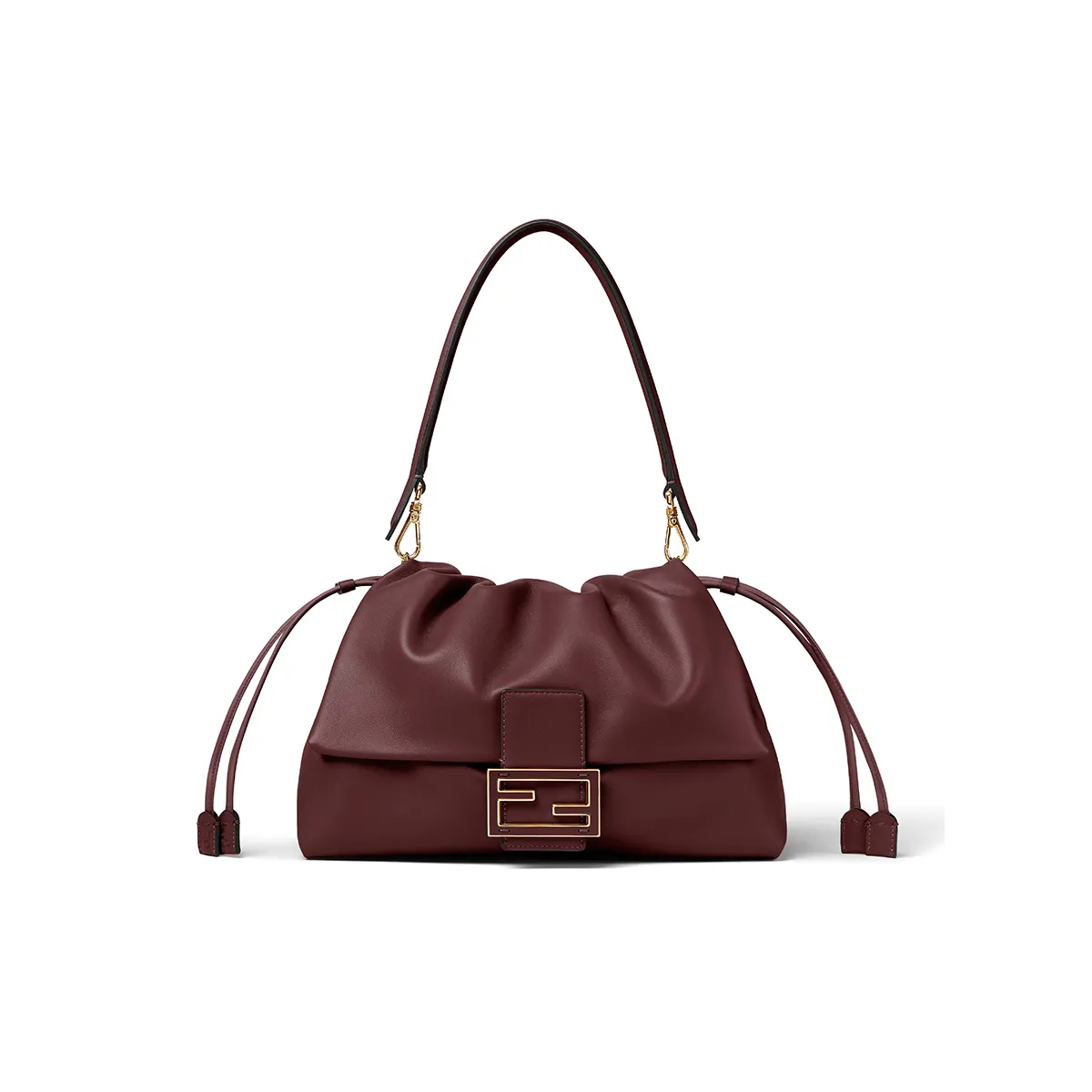 Fendi Mamma Baguette Large Nappa Leather Bag 8BR834
