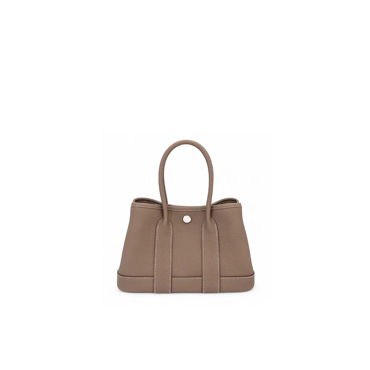 Hermes Garden Party 23 Mini Bag Negonda Calfskin Silver H086729CK18