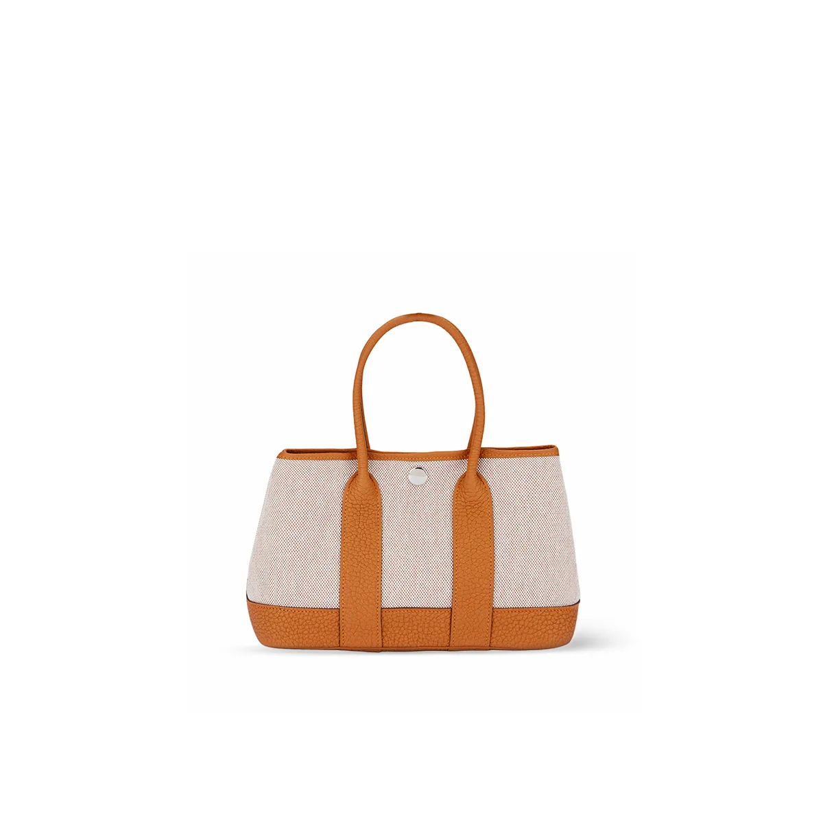 Hermes Garden Party 23 Mini Bag Canvas And Negonda Calfskin Silver H086418CKAG