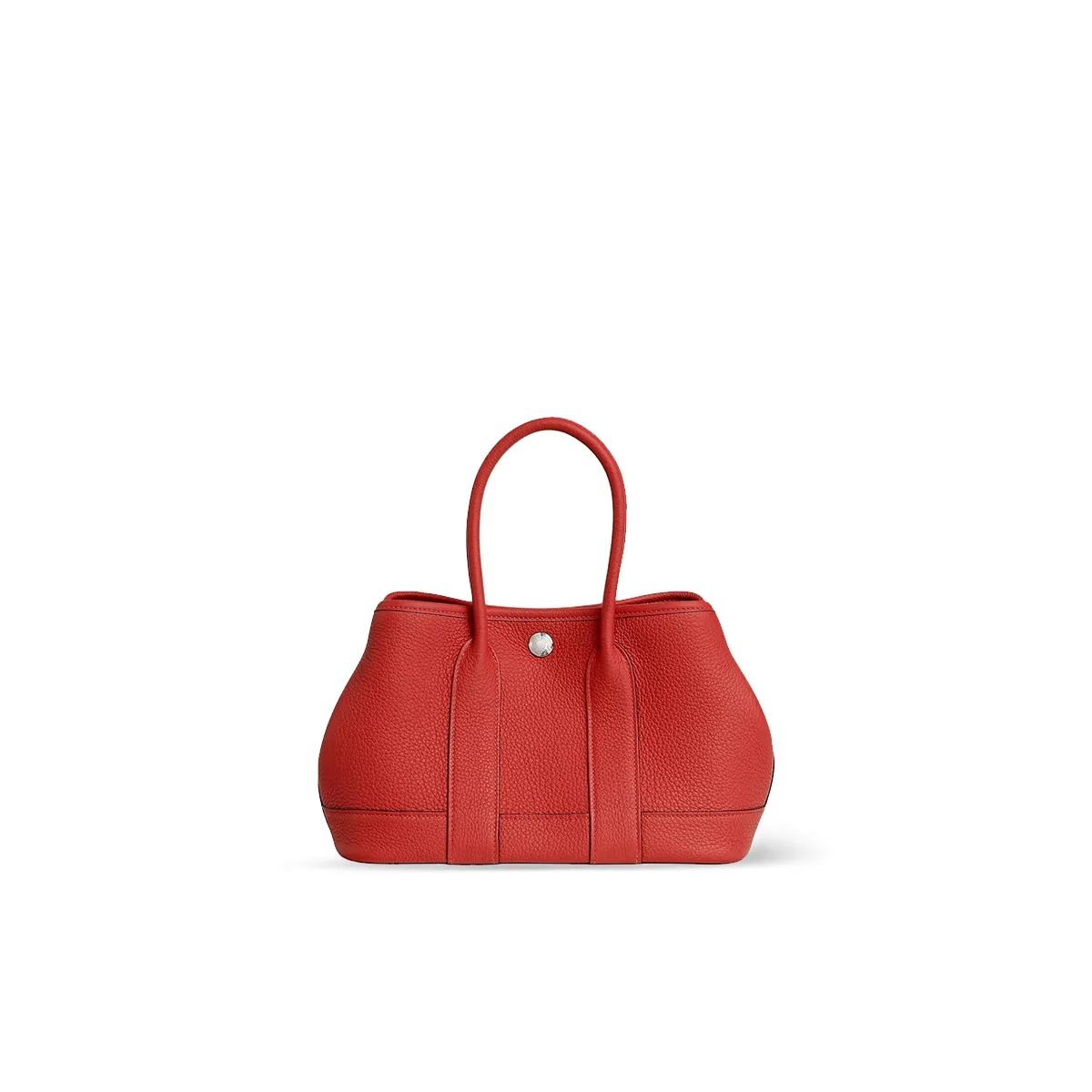 Hermes Garden Party 23 Mini Bag Negonda Calfskin Silver H086729CKO5