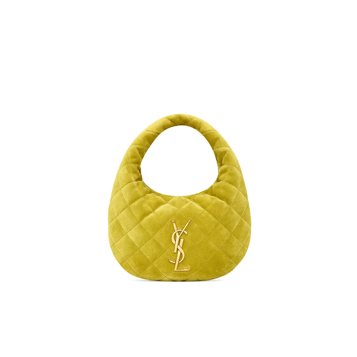 YSL Icarino In Quilted Suede 851689