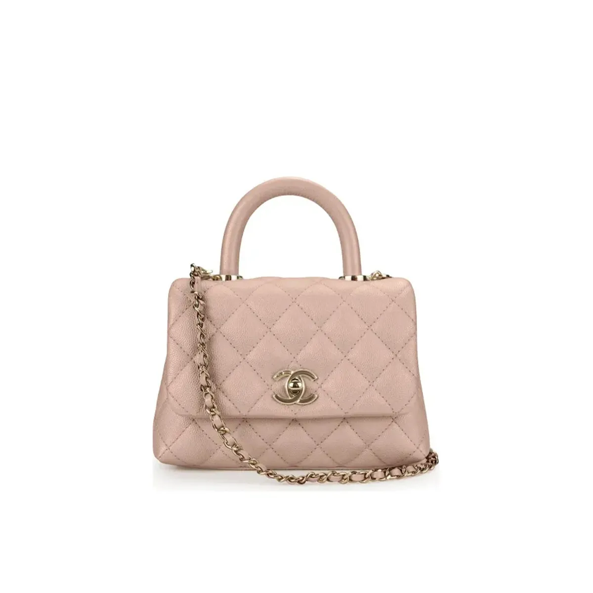 Chanel Caviar Quilted Extra Mini Coco Handle Flap AS2215