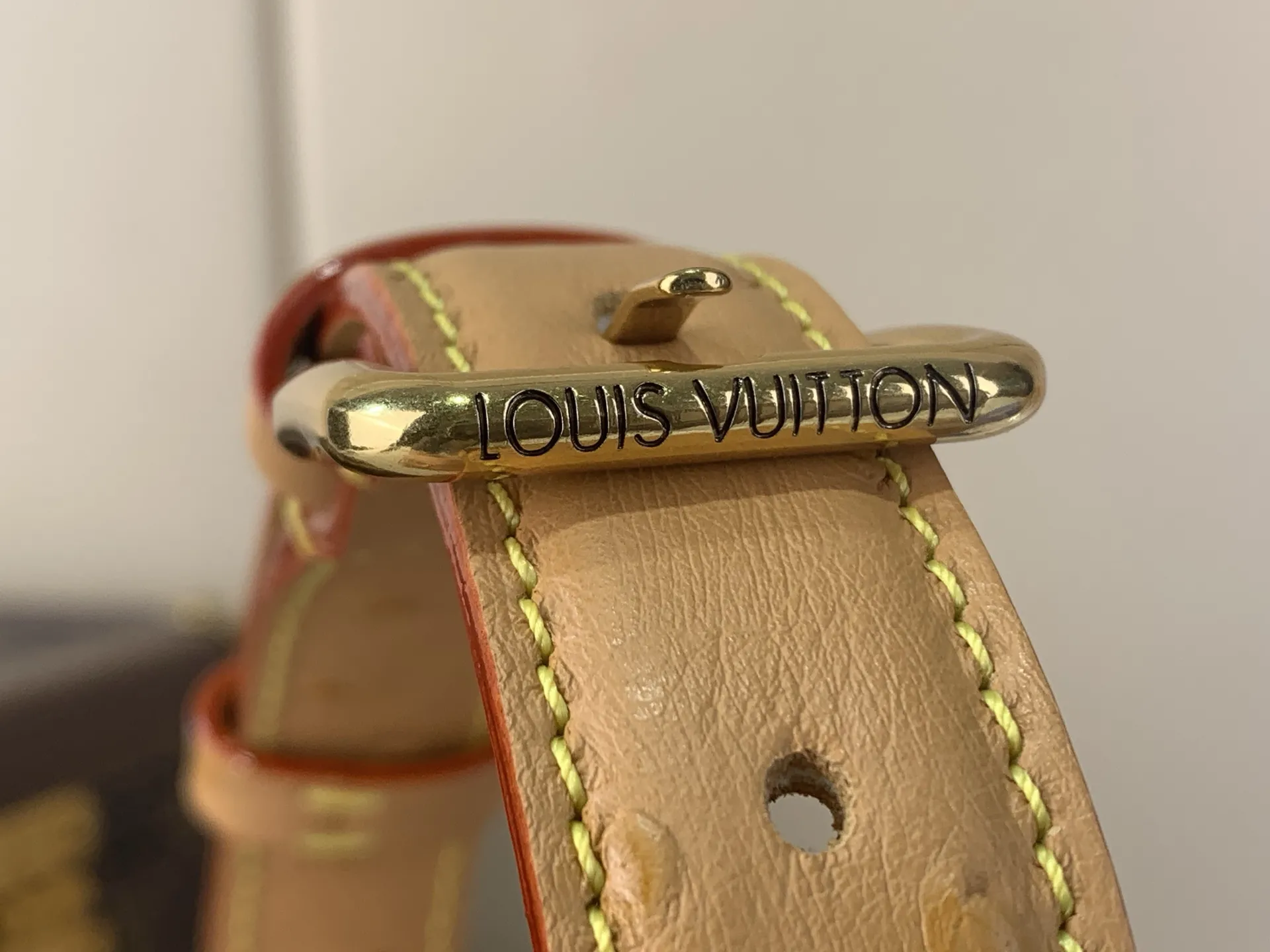 Louis Vuitton Speedy P9 Bandouli??re 30 Monogram Ostrich-Embossed Cowhide M14021 - Image 3