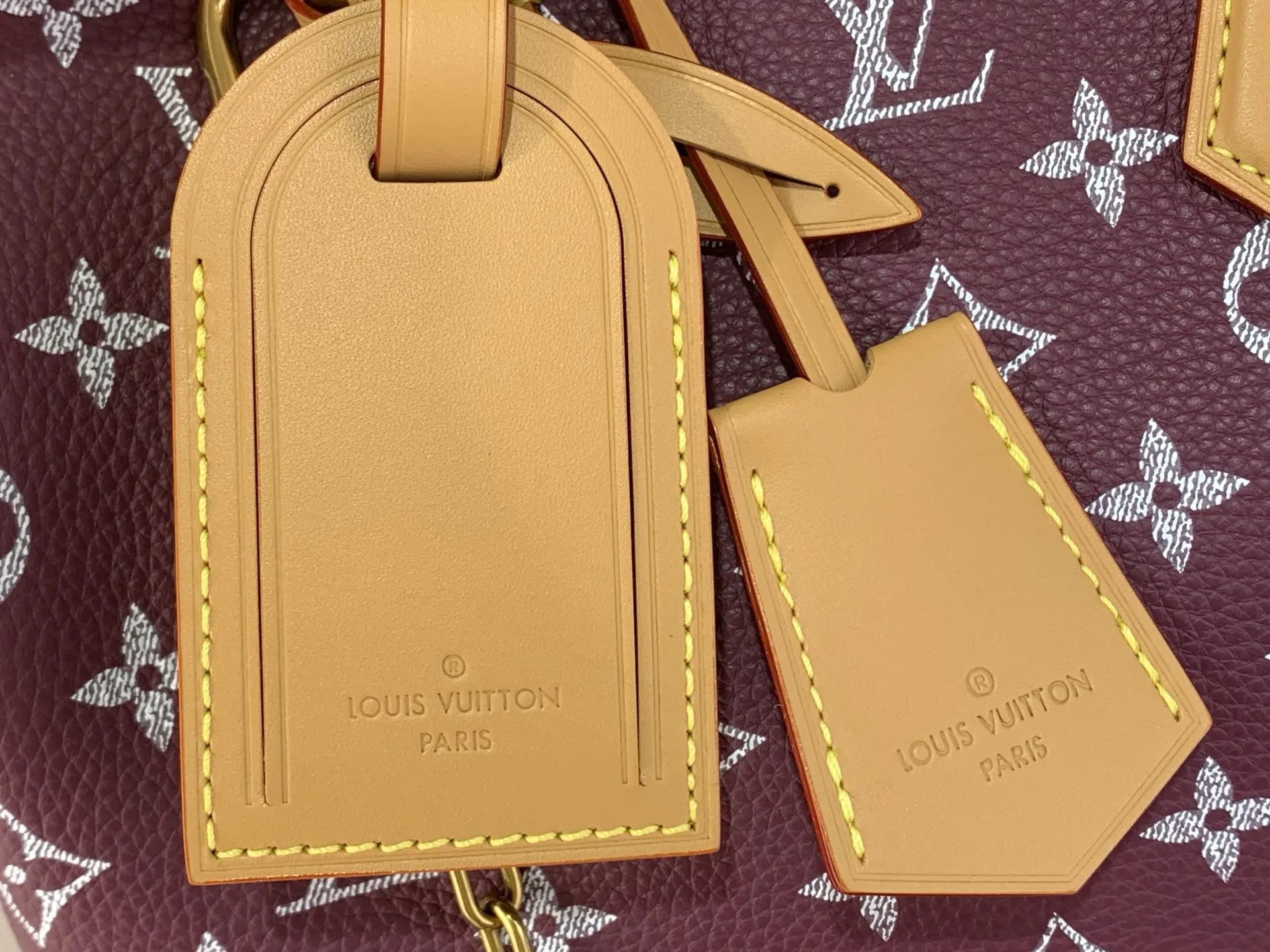Louis Vuitton Speedy P9 Bandouli??re 30 Monogram Ostrich-Embossed Cowhide M14021 - Image 8