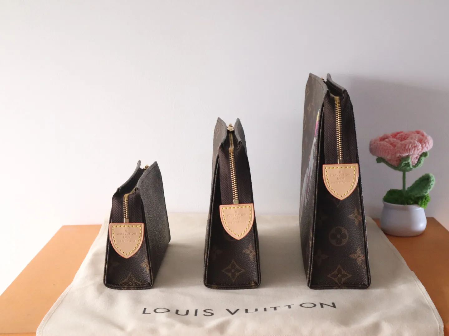 Louis Vuitton LV x TM Trio Toiletry Pouch M13762 - Image 6