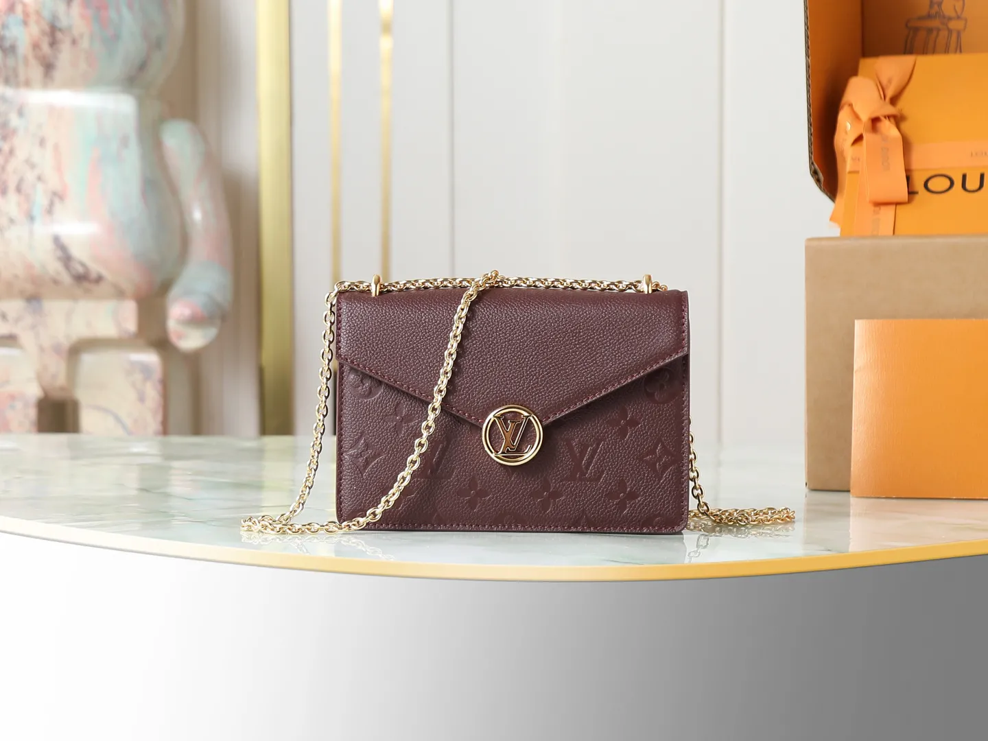 Louis Vuitton Wallet On Chain Rosy M25814 - 图片 3
