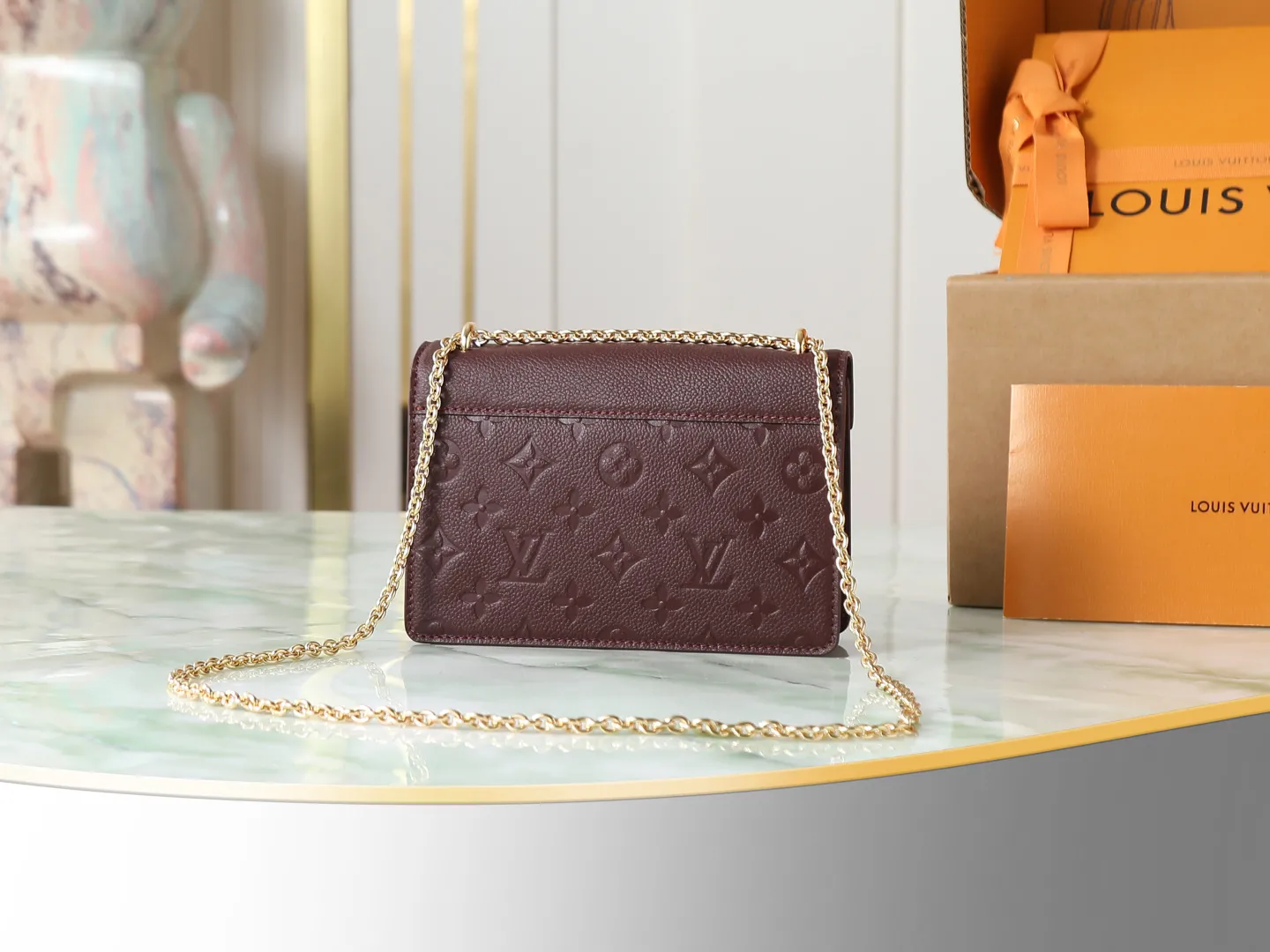 Louis Vuitton Wallet On Chain Rosy M25814 - 图片 5
