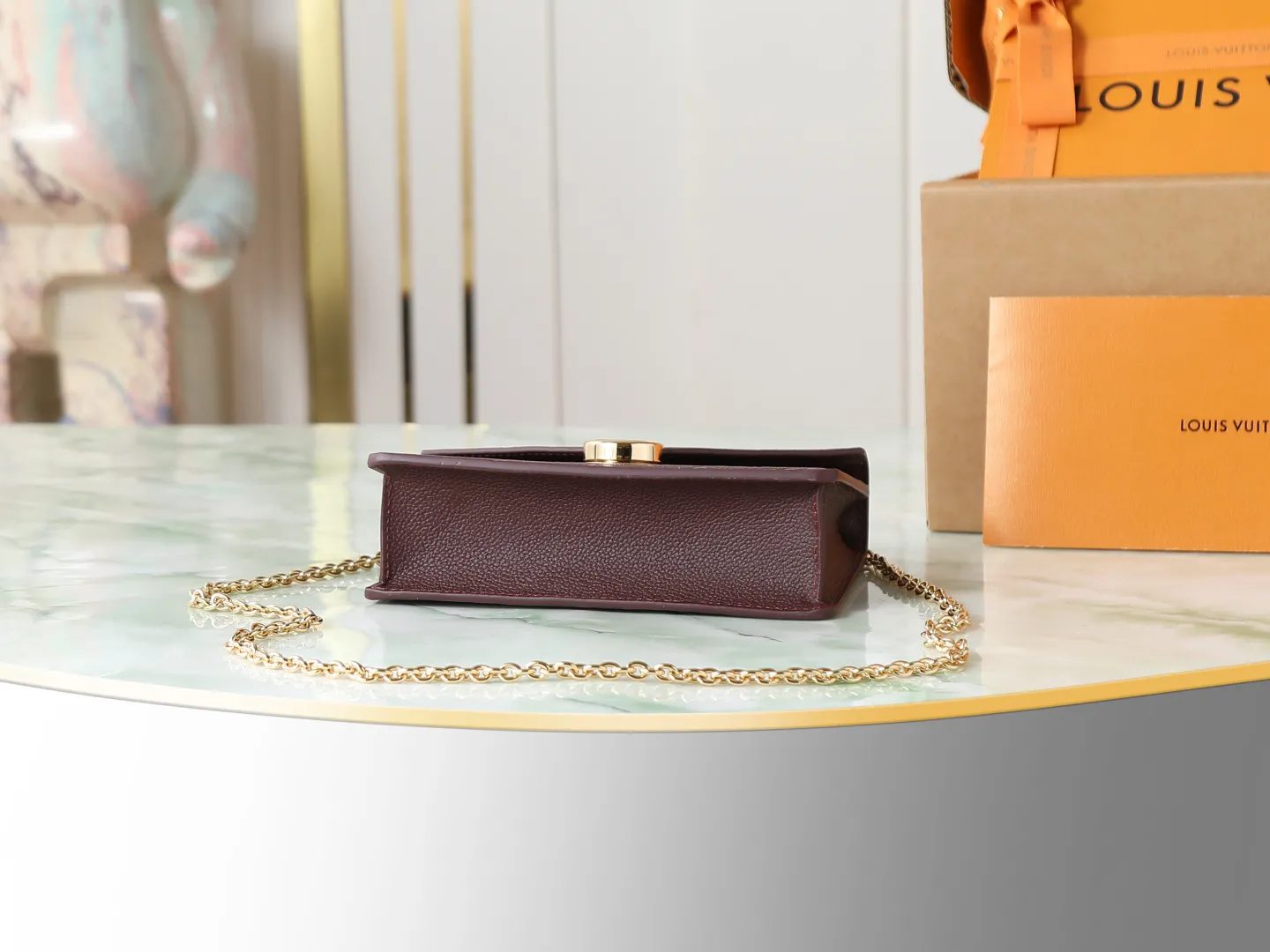 Louis Vuitton Wallet On Chain Rosy M25814 - 图片 6