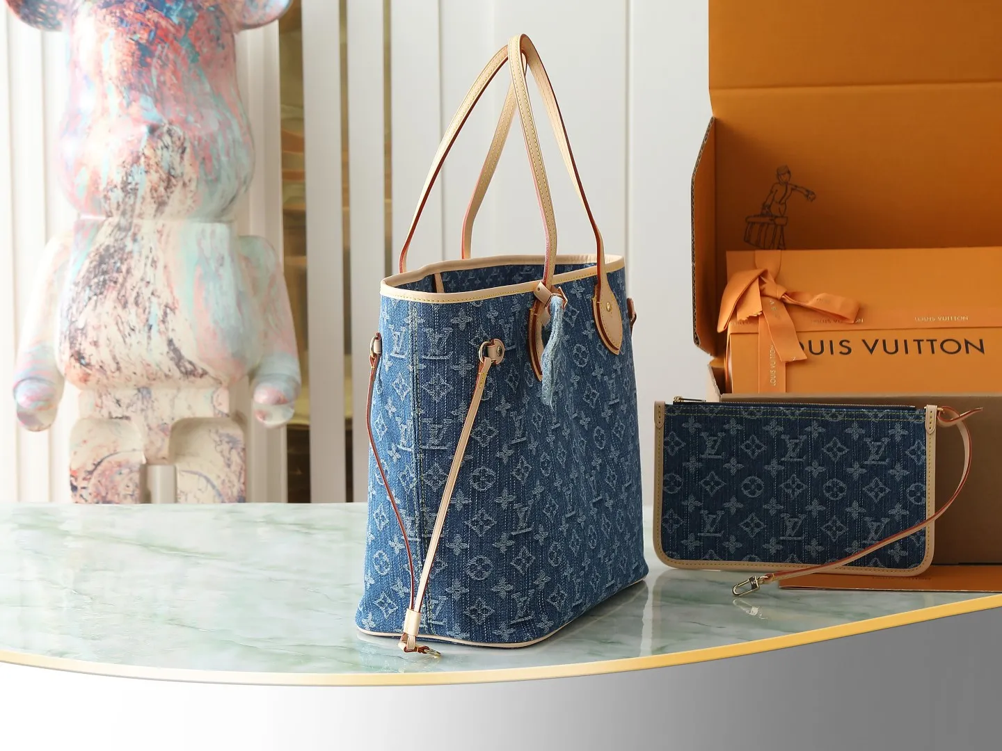 Louis Vuitton Denim Neverfull MM M13192 - 图片 3