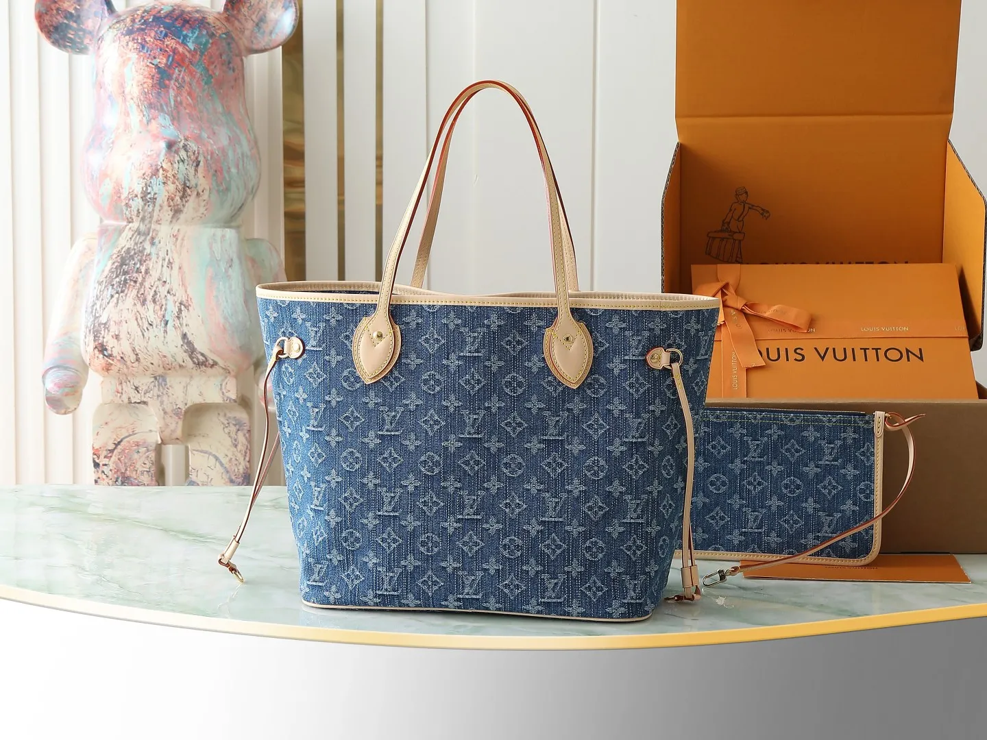 Louis Vuitton Denim Neverfull MM M13192 - 图片 4