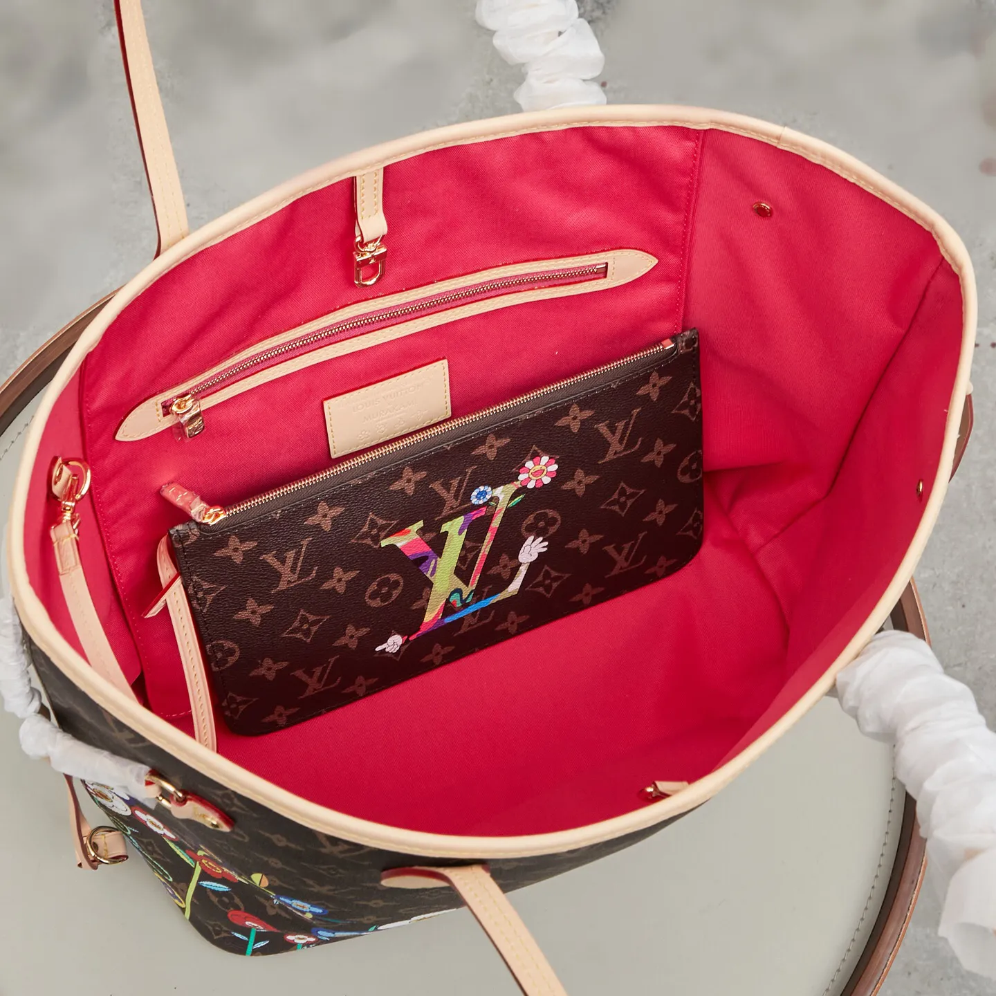 Alternative view of Louis Vuitton LV x TM Neverfull MM M13271