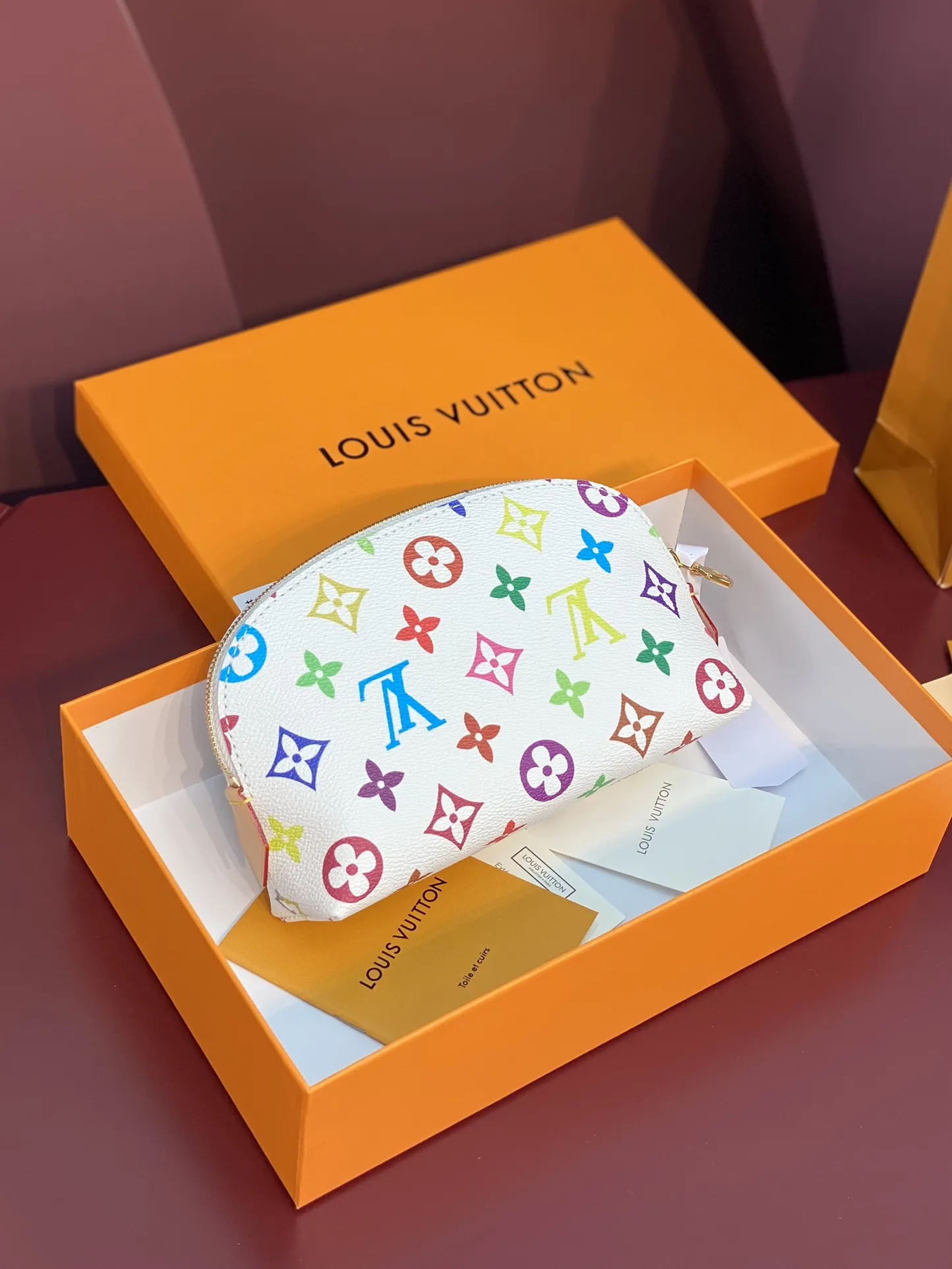 Louis Vuitton LV x TM Cosmetic Pouch PM M13744 - Image 4