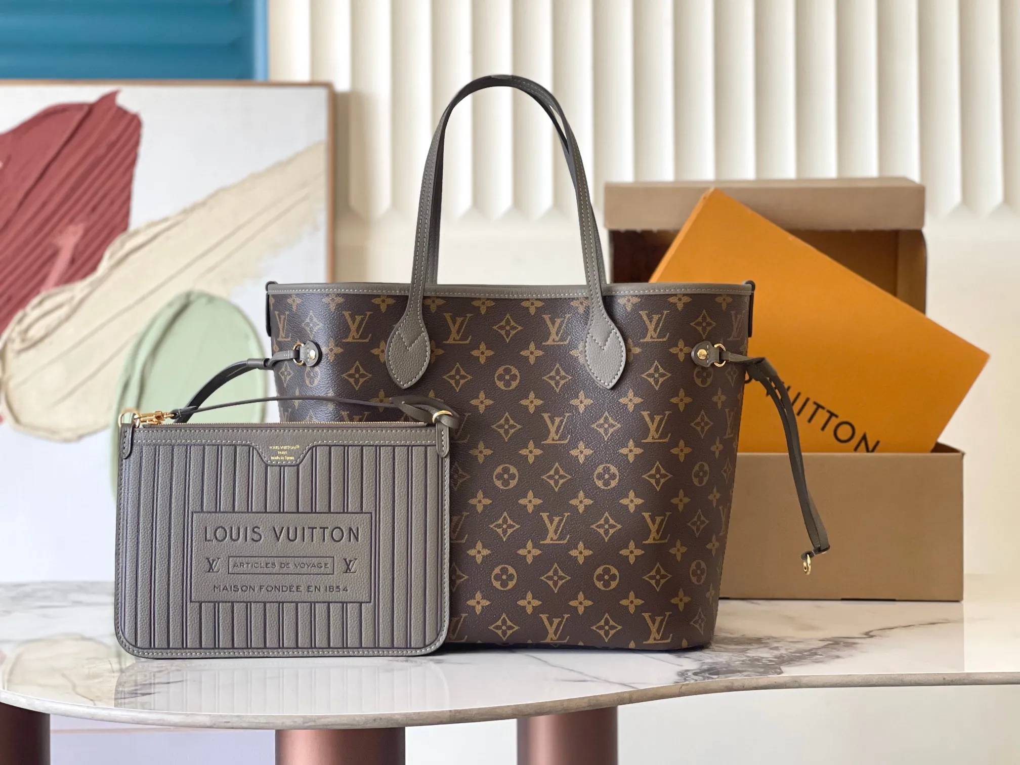 Louis Vuitton Neverfull Inside Out MM M25664 - 图片 3