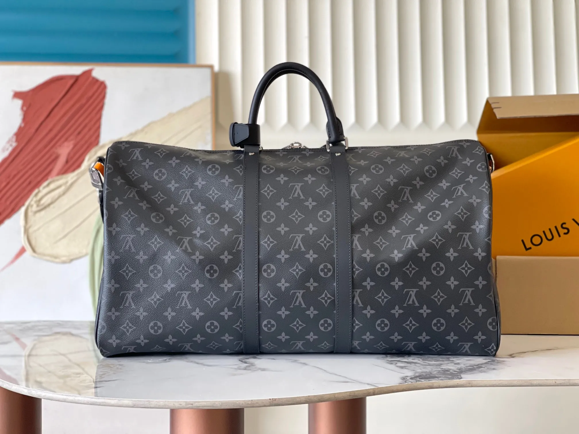 Louis Vuitton Keepall Bandoulière 55 M40605 - Image 5