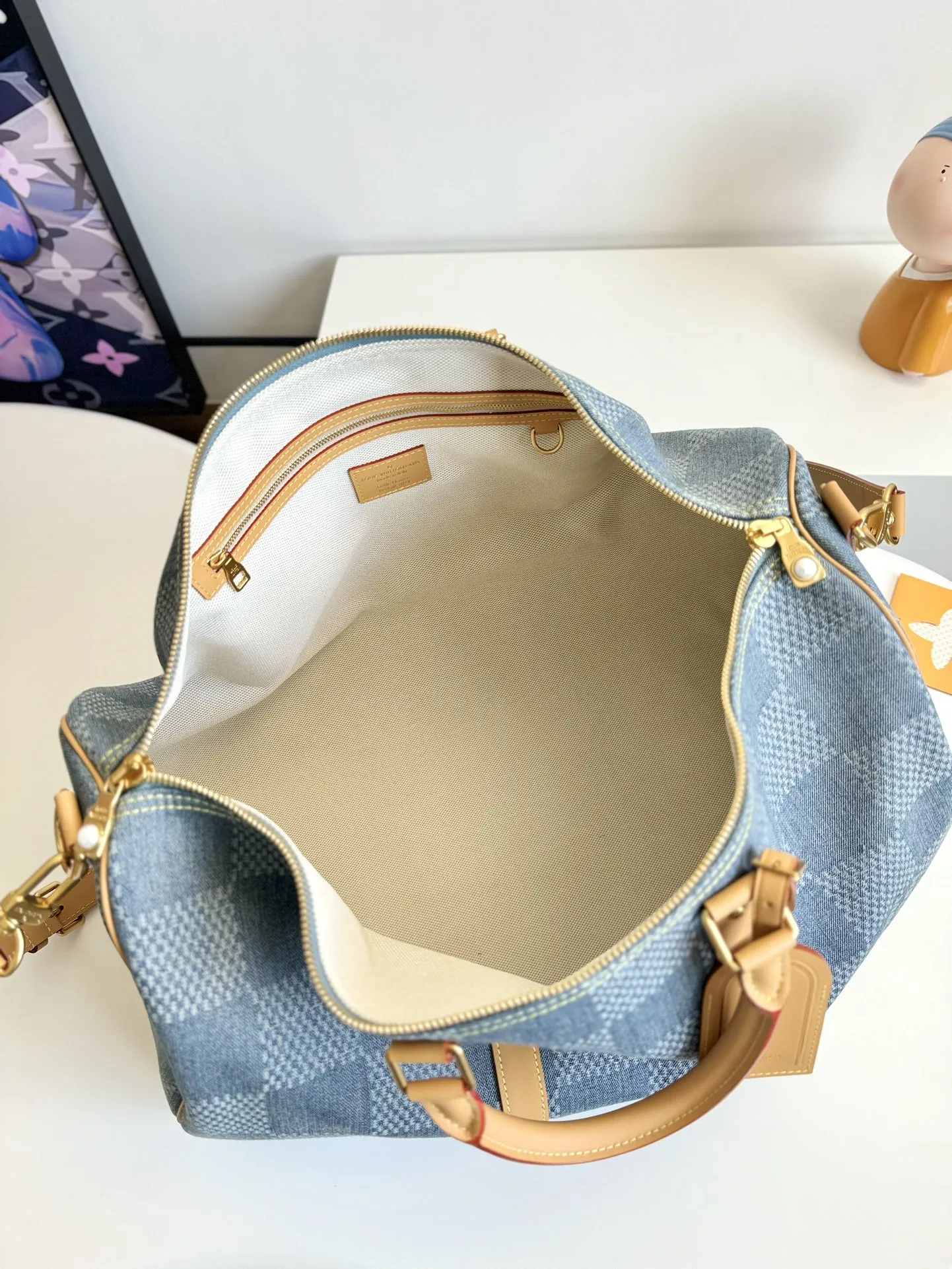 Alternative view of Louis Vuitton Keepall Bandoulière 50 N40739