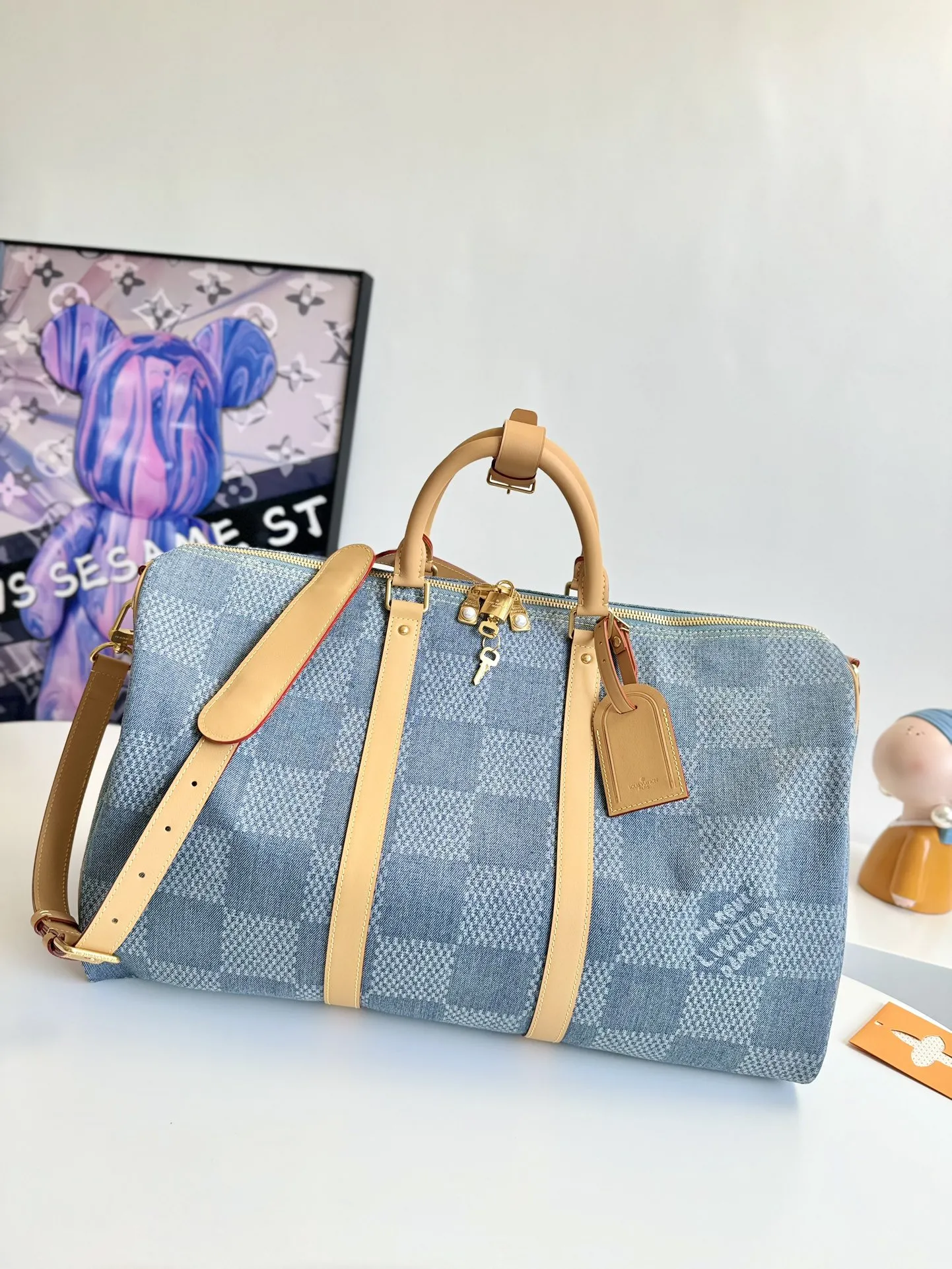 Louis Vuitton Keepall Bandoulière 50 N40739 - Image 4
