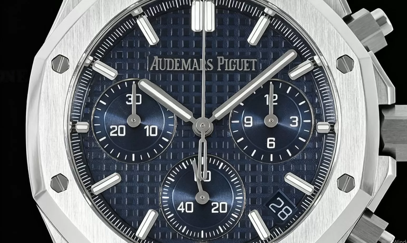 Alternative view of Royal Oak Chrono 26240ST 41mm SS/SS Blue Dial APS V2 SH4401 Super Clone