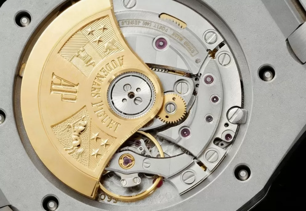 Royal Oak 15450 SS/SS White/Stk ZF SA3120 Super Clone - Image 4