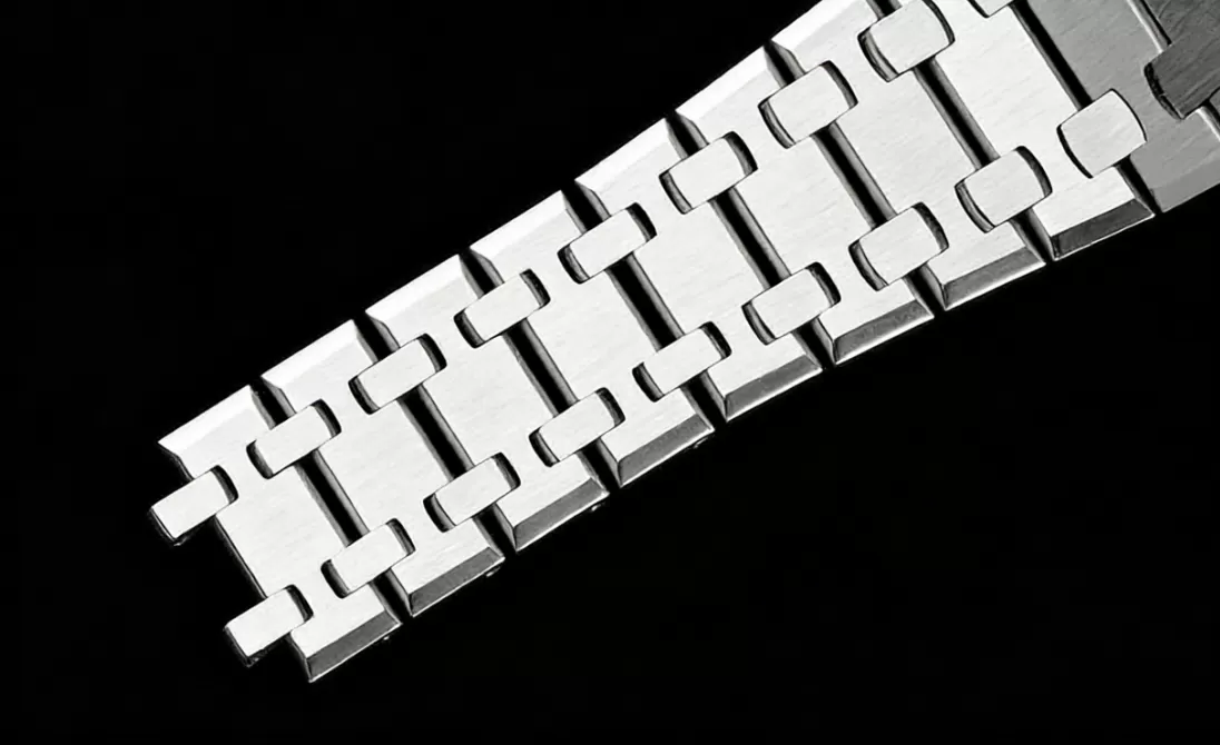 Royal Oak 15450 SS/SS White/Stk ZF SA3120 Super Clone - Image 8