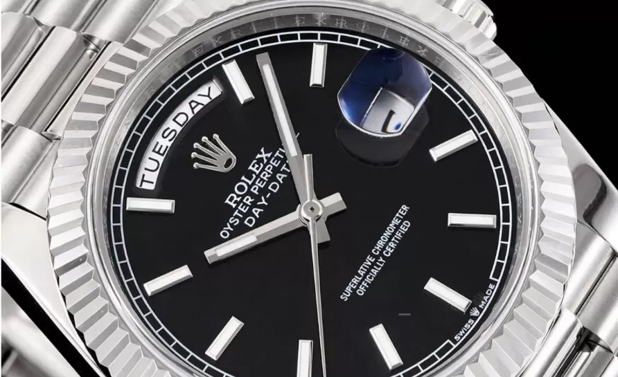 DayDate 228239 40mm Pres SS/SS Black/Stk GSF A3255 (Tungsten Heavy Version) - 图片 3
