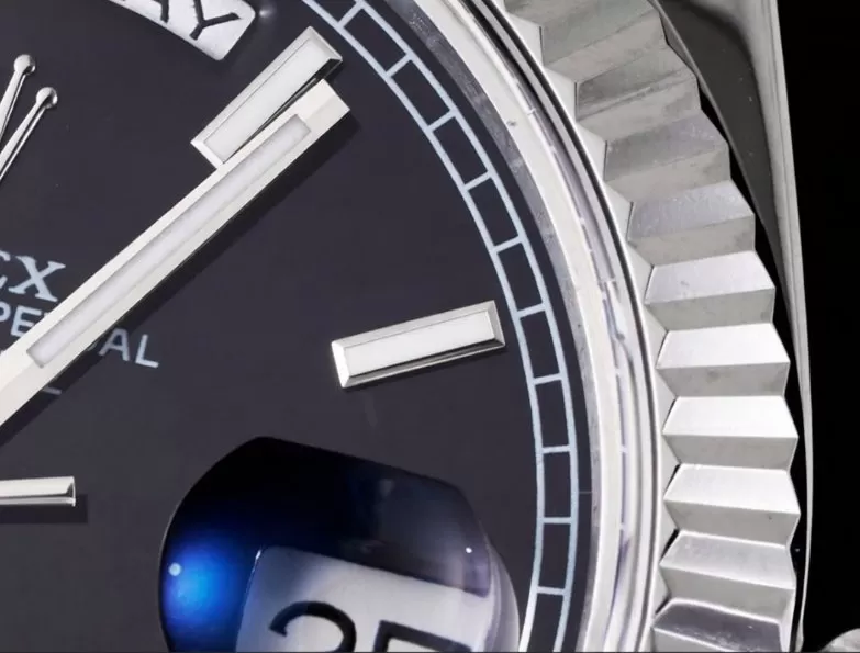 DayDate 228239 40mm Pres SS/SS Black/Stk GSF A3255 (Tungsten Heavy Version) - 图片 4