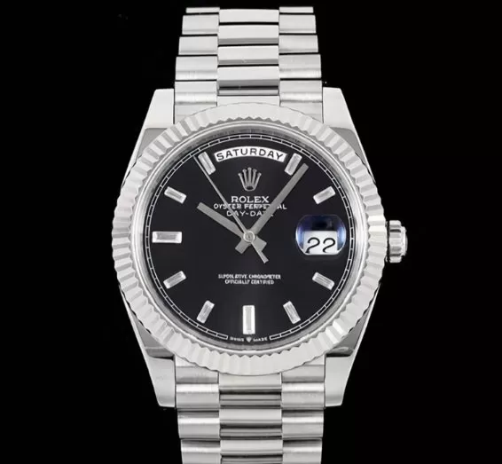 DayDate 228239 40mm Pres SS/SS Black/Dia GSF A3255 (Tungsten Heavy Version) - 图片 4