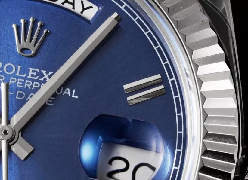 DayDate 228239 40mm Pres SS/SS Blue Dial GSF A3255 (Tungsten Heavy Version) - 图片 4