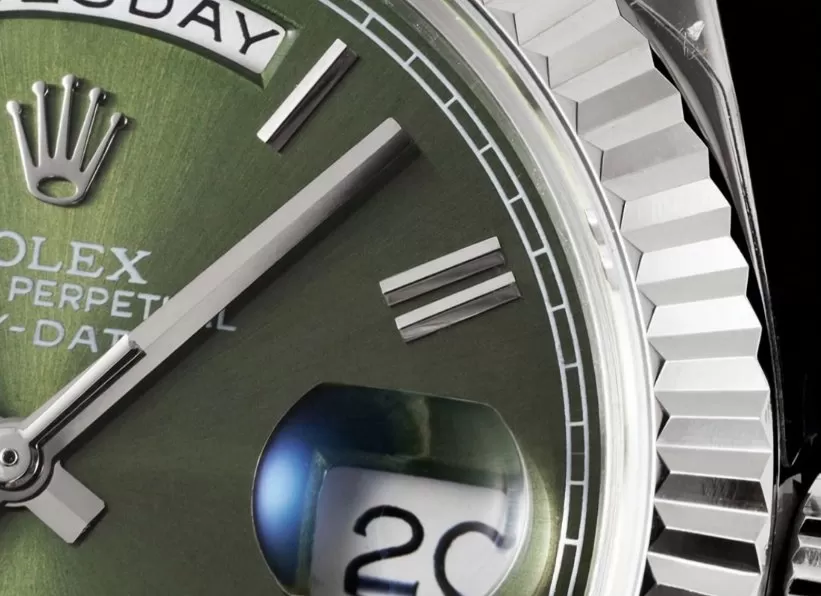 DayDate 228239 40mm Pres SS/SS Green/Rmn GSF A3255 (Tungsten Heavy Version) - 图片 4
