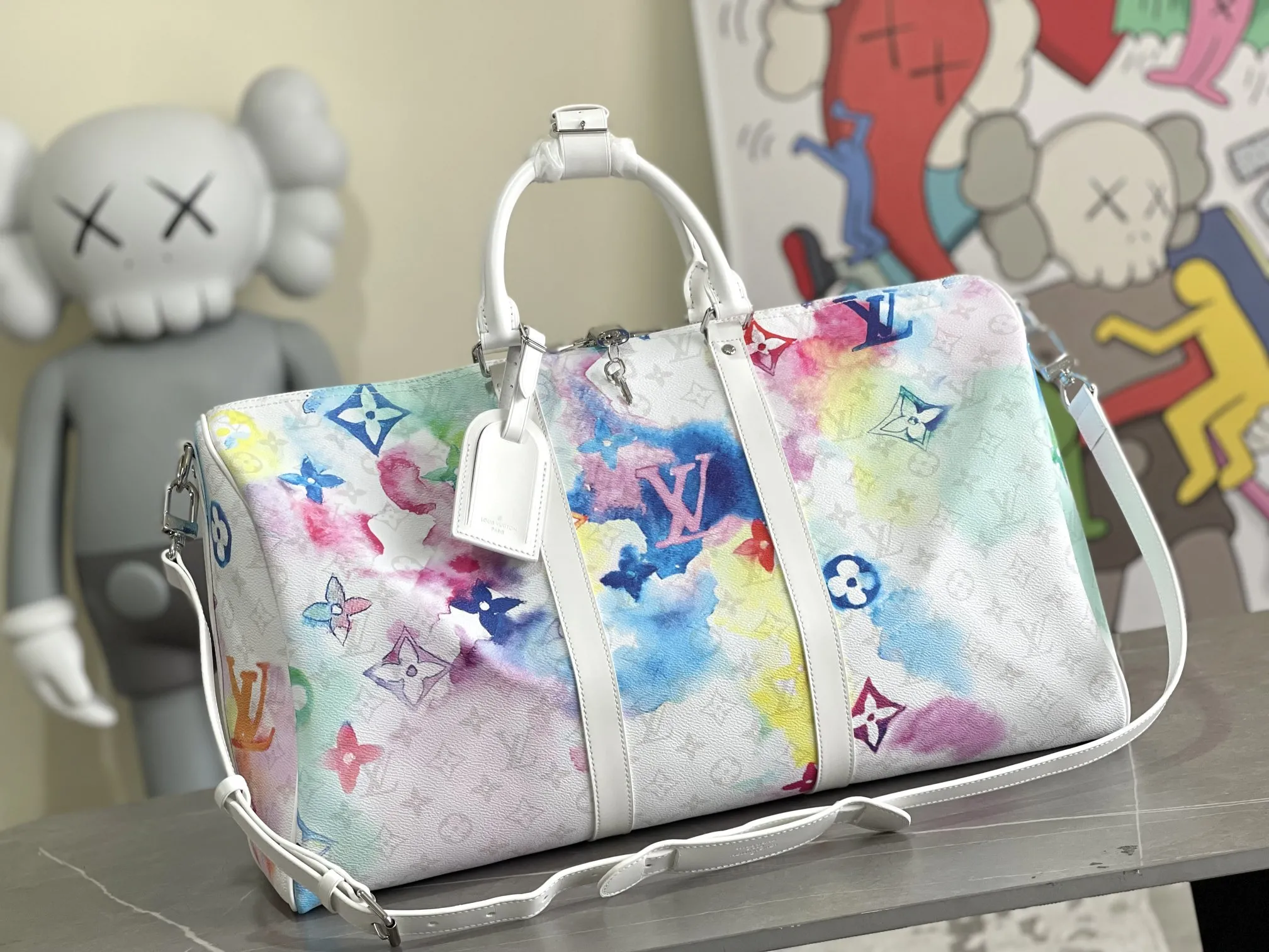 Alternative view of Louis Vuitton Keepall Bandoulière 50 M45758