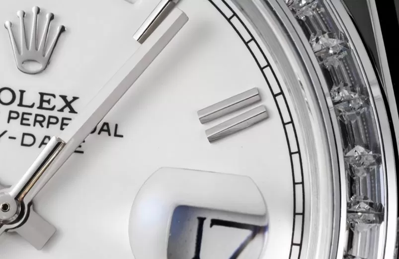 DayDate 228396 40mm Pres SS/SS White Dial GSF A3255 (Tungsten Heavy Version) - Image 3