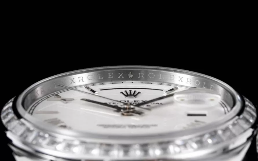 DayDate 228396 40mm Pres SS/SS White Dial GSF A3255 (Tungsten Heavy Version) - Image 4