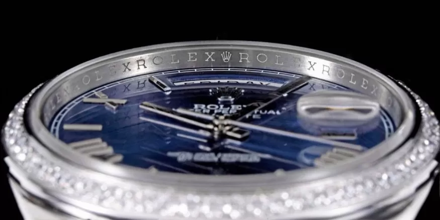 DayDate 228349 40mm Pres SS/SS Blue/Rmn GSF A3255 (Tungsten Heavy Version) - Image 6