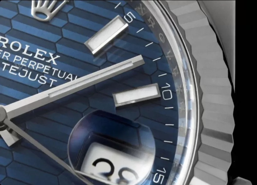 Datejust 126334 41mm Jub SS/SS Blue Textured/Stk VF DD3235 - Image 4