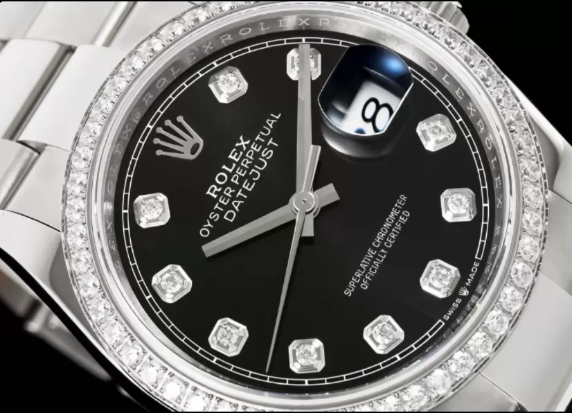 Datejust 126284 36mm Oys Dia SS/SS Black/Dia VSF DD3235 - 图片 3