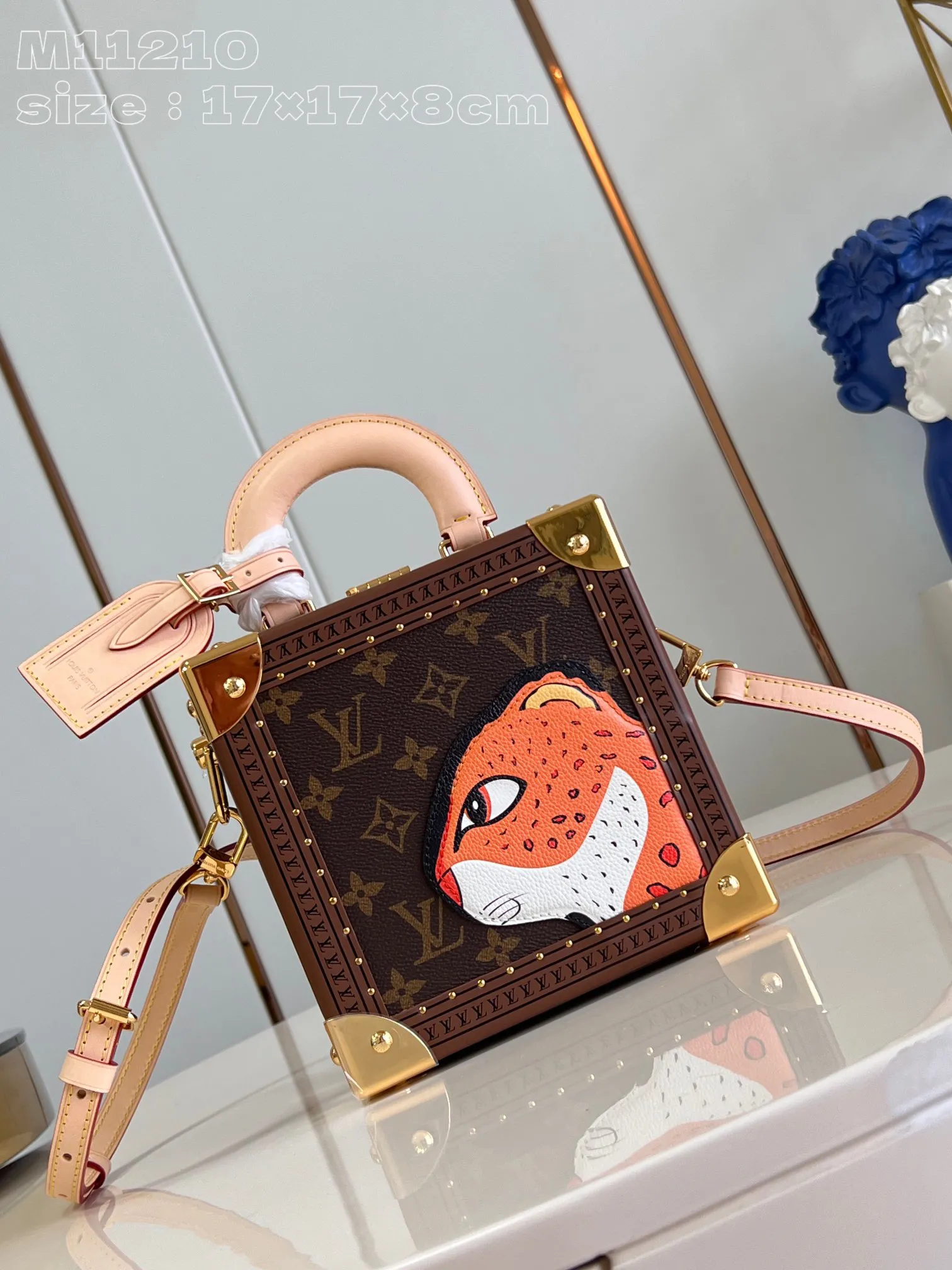 Louis Vuitton Mini Square Trunk Leopard M11210 - 图片 3