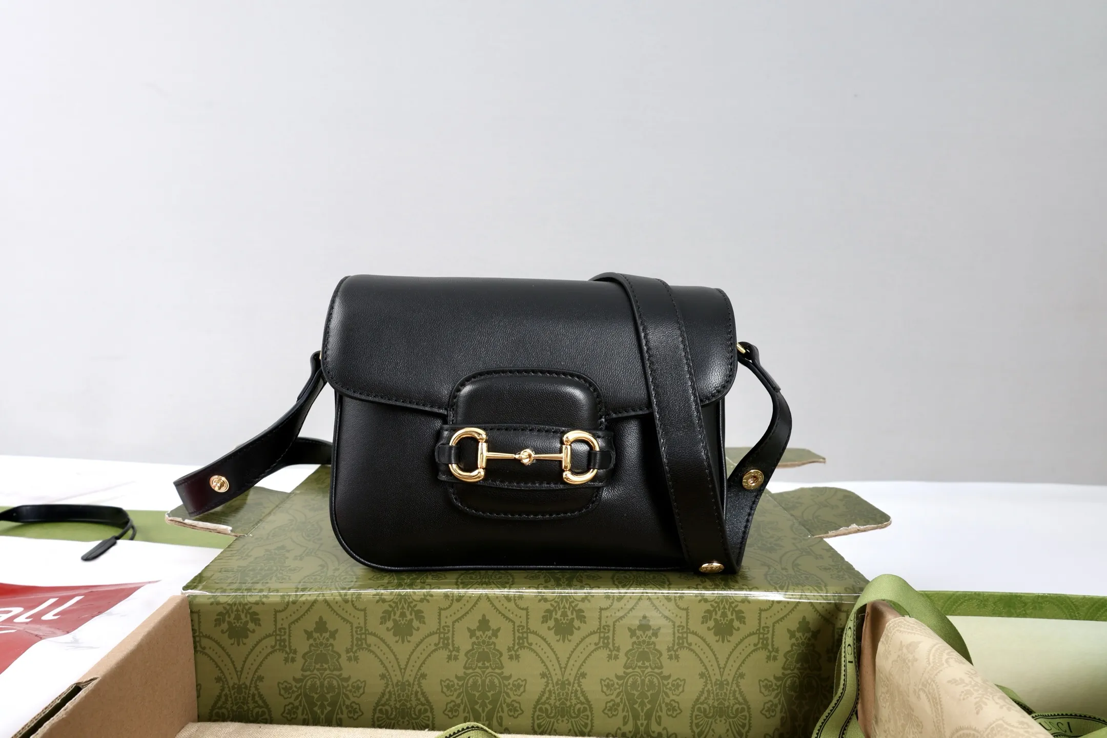 Alternative view of Gucci Horsebit 1955 Aura Medium Shoulder Bag 836890