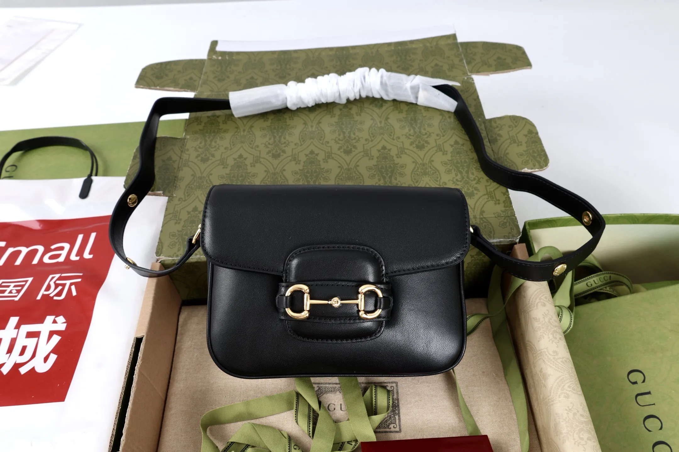 Gucci Horsebit 1955 Aura Medium Shoulder Bag 836890 - 图片 3