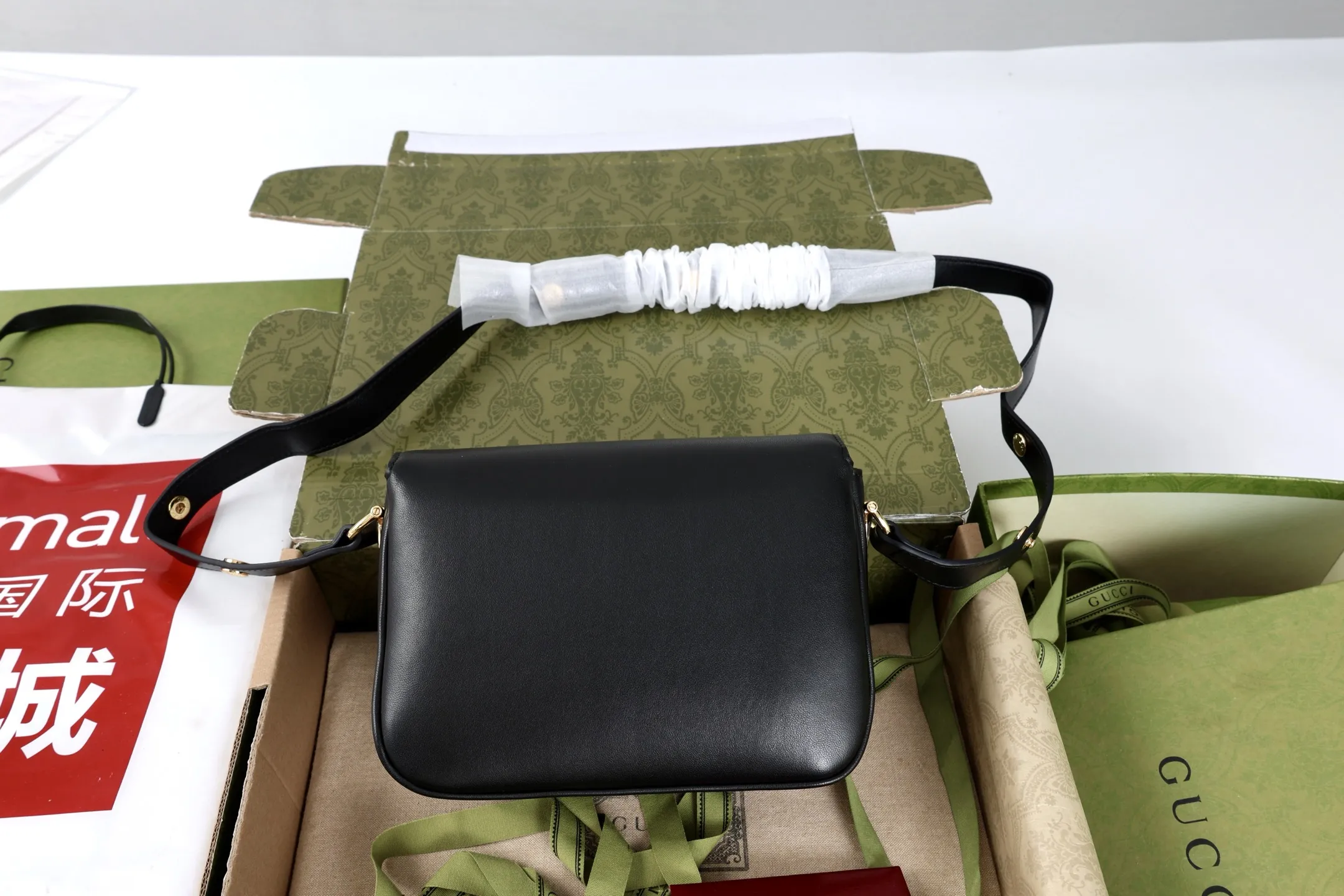 Gucci Horsebit 1955 Aura Medium Shoulder Bag 836890 - 图片 6
