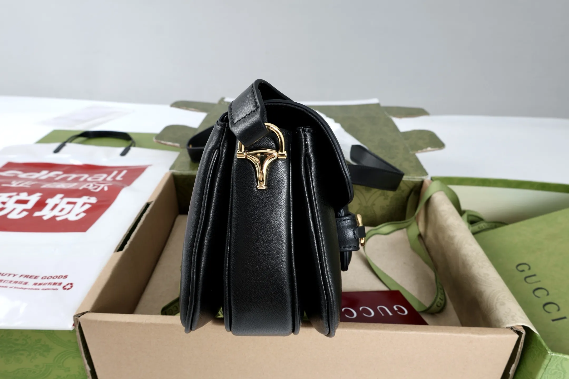 Gucci Horsebit 1955 Aura Medium Shoulder Bag 836890 - 图片 7