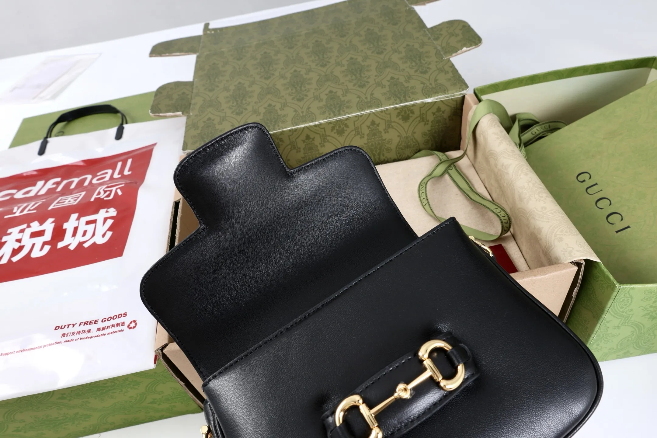 Gucci Horsebit 1955 Aura Medium Shoulder Bag 836890 - 图片 9