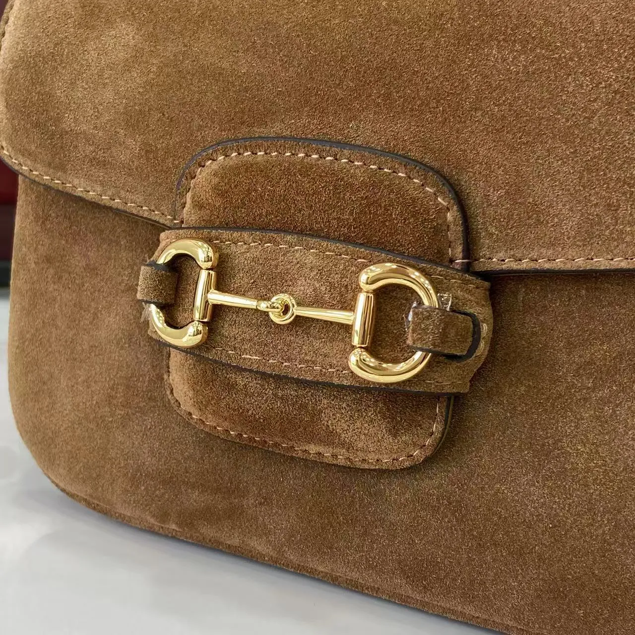 Gucci Horsebit 1955 Aura Mini Shoulder Bag ?847064 - 图片 6