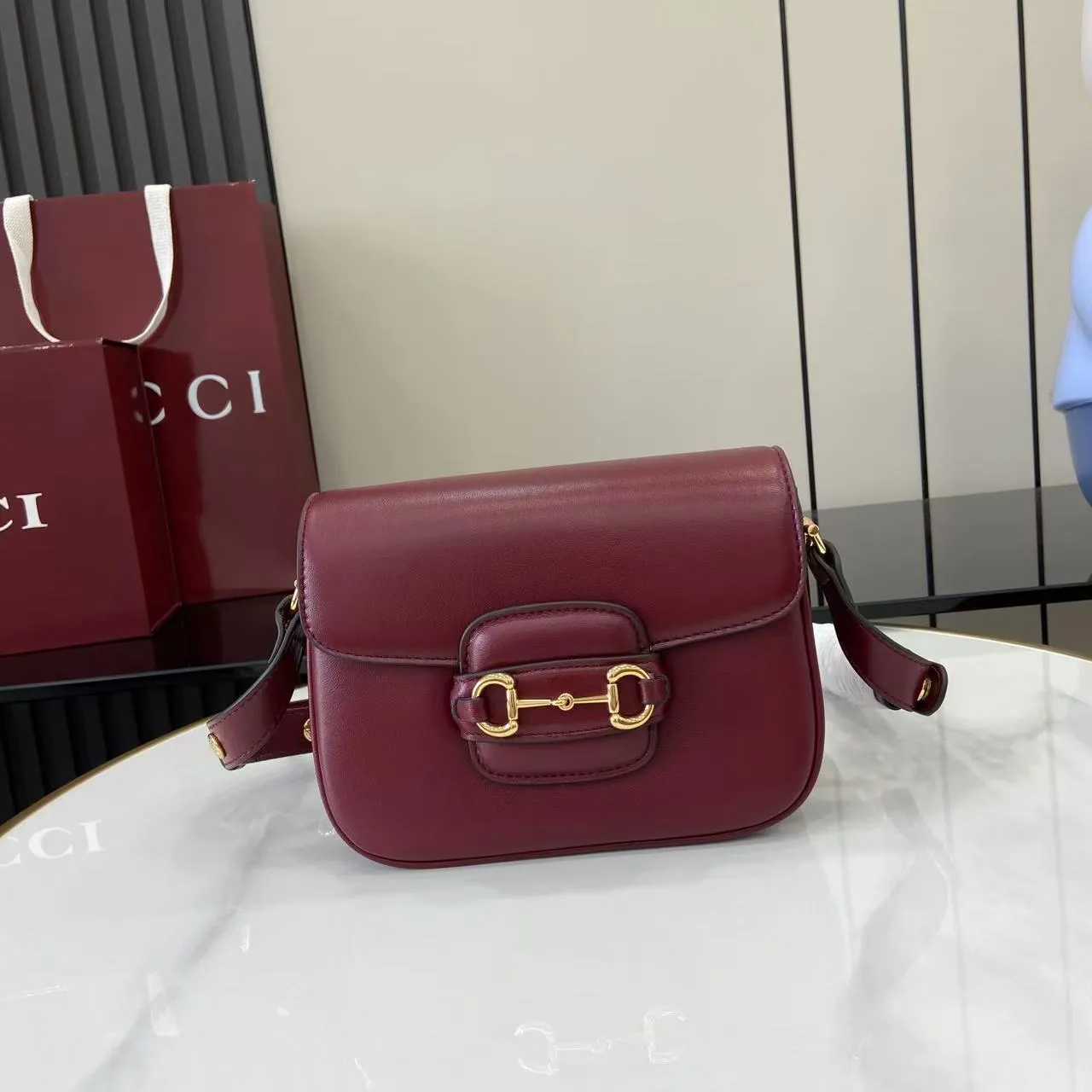 Gucci Horsebit 1955 Aura Mini Shoulder Bag ?847064? - 图片 2