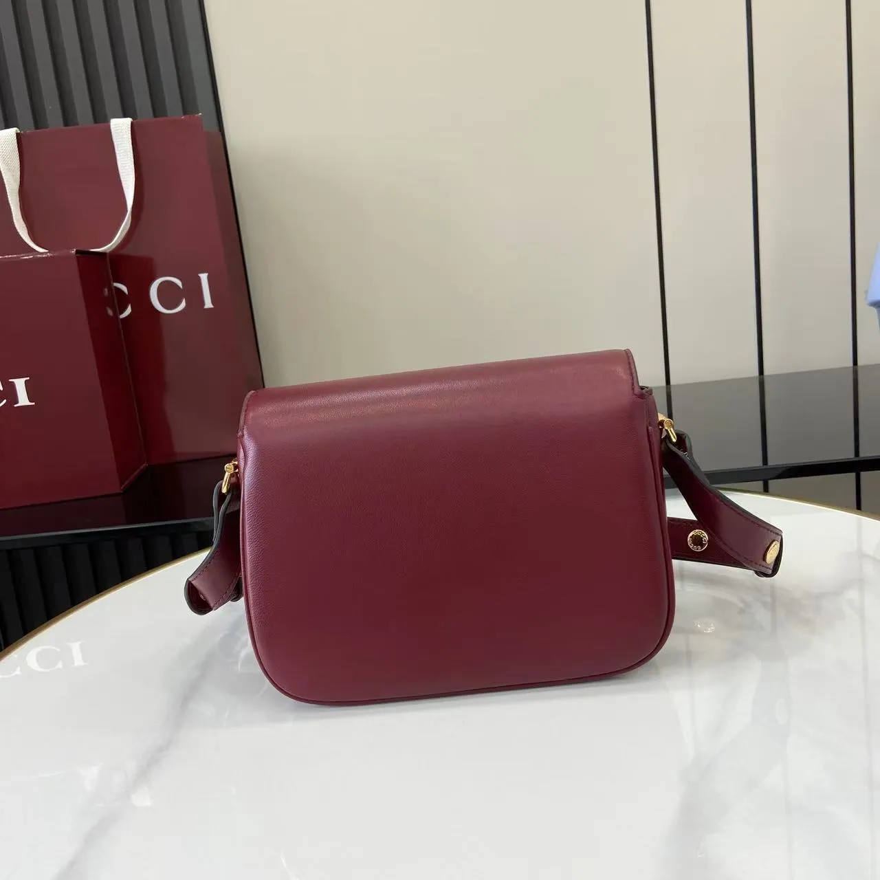 Gucci Horsebit 1955 Aura Mini Shoulder Bag ?847064? - 图片 4