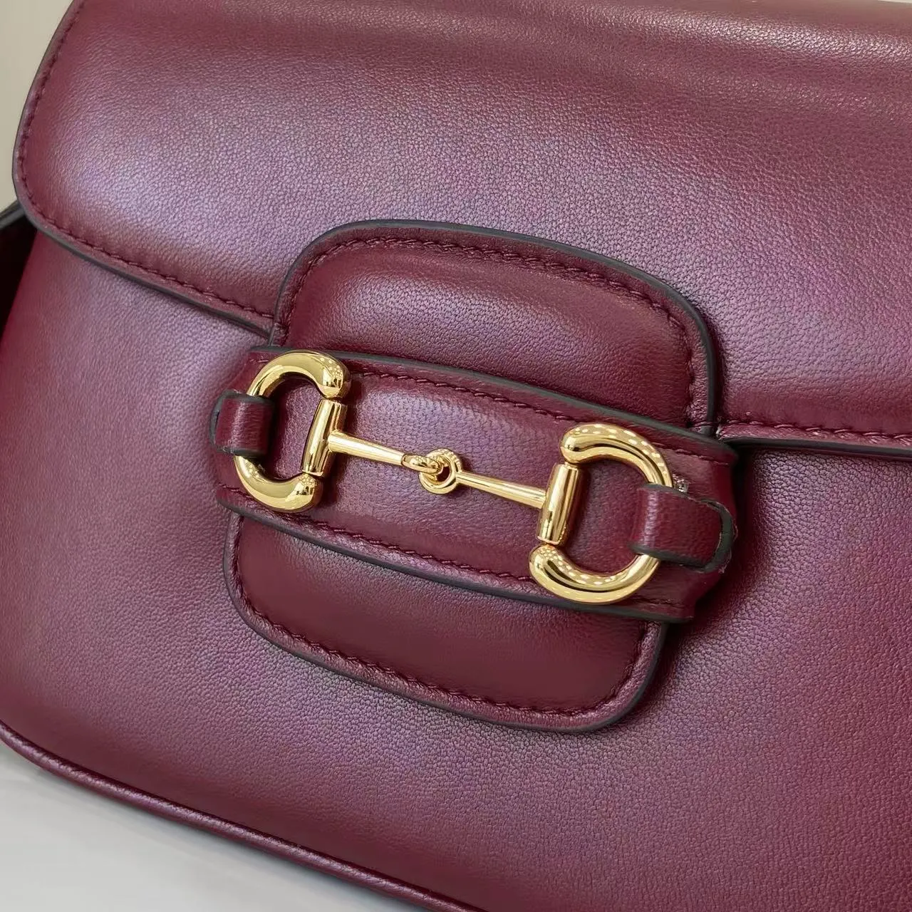 Gucci Horsebit 1955 Aura Mini Shoulder Bag ?847064? - 图片 6