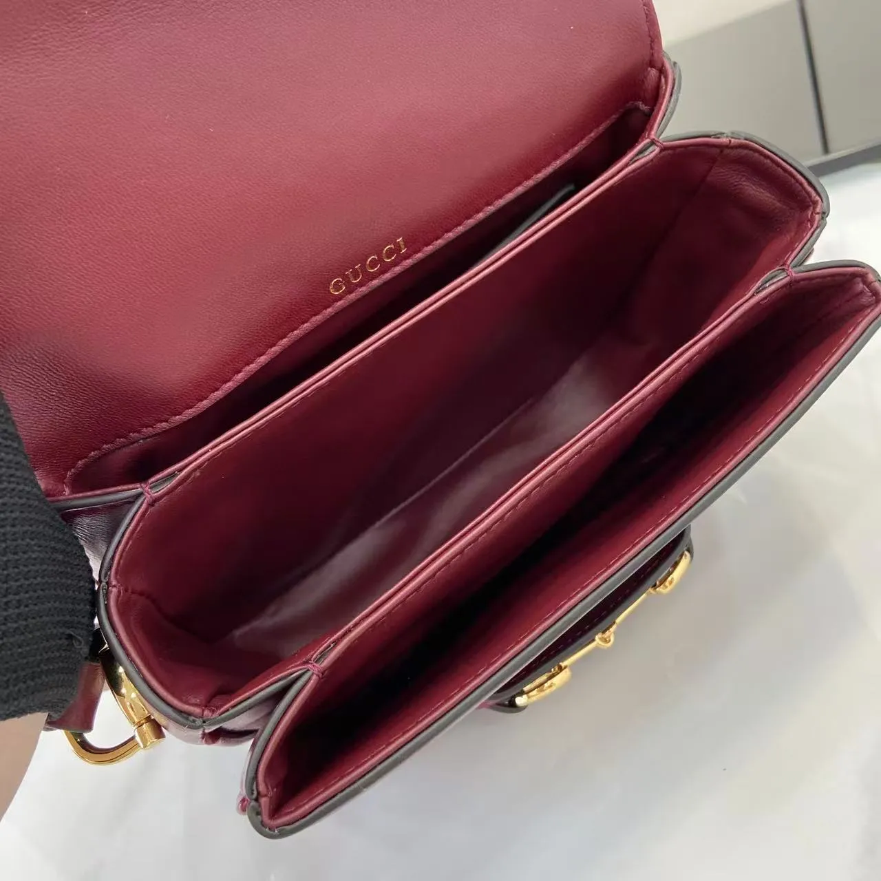 Gucci Horsebit 1955 Aura Mini Shoulder Bag ?847064? - 图片 9