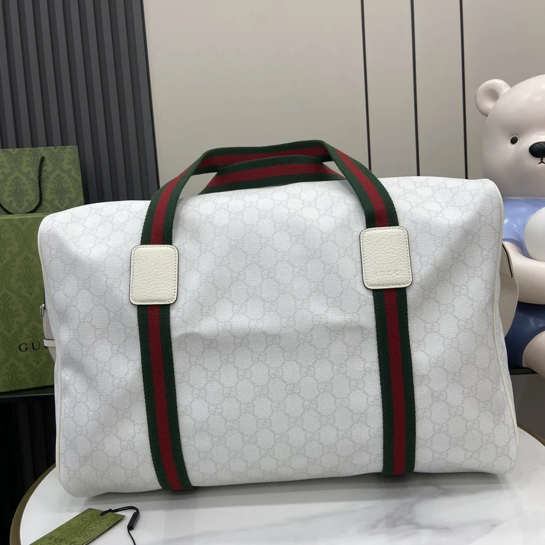 Alternative view of Gucci Medium duffle bag with Web 799871