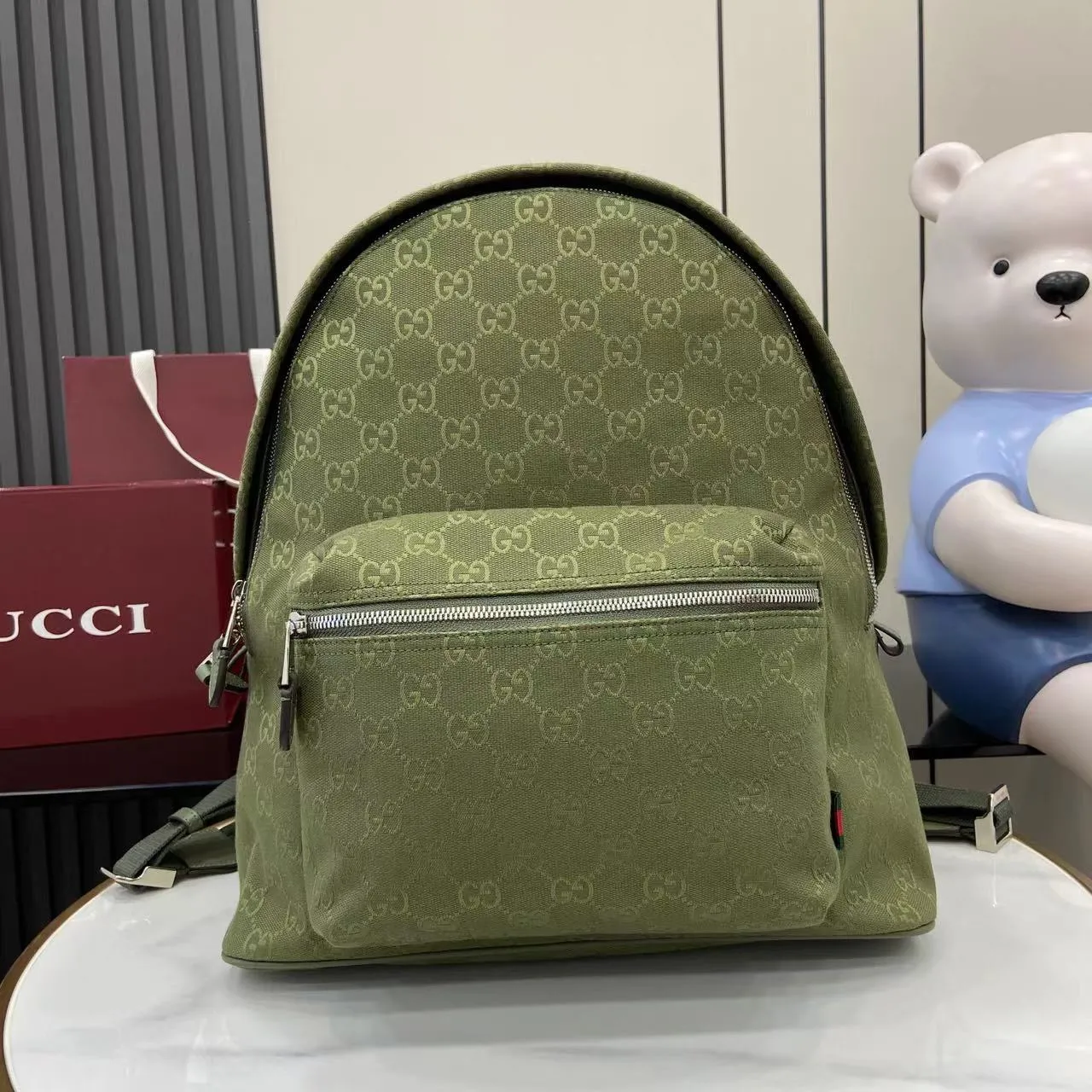Alternative view of Gucci GG canvas medium backpack 834464