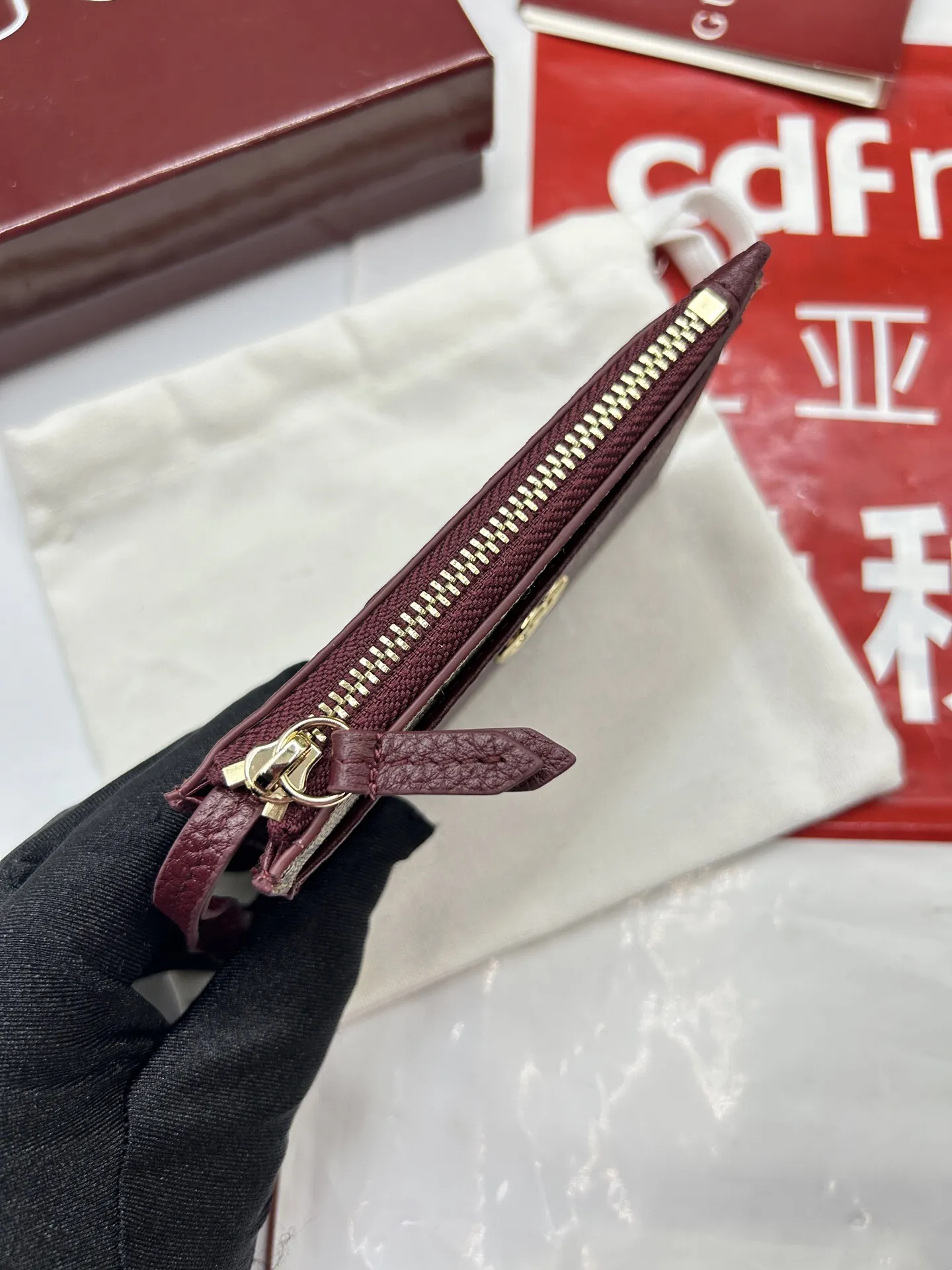 Gucci GG Marmont zip key pouch 837966 - 图片 6